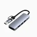 Station d'accueil hub USB C-USB A 4 en 1.webp