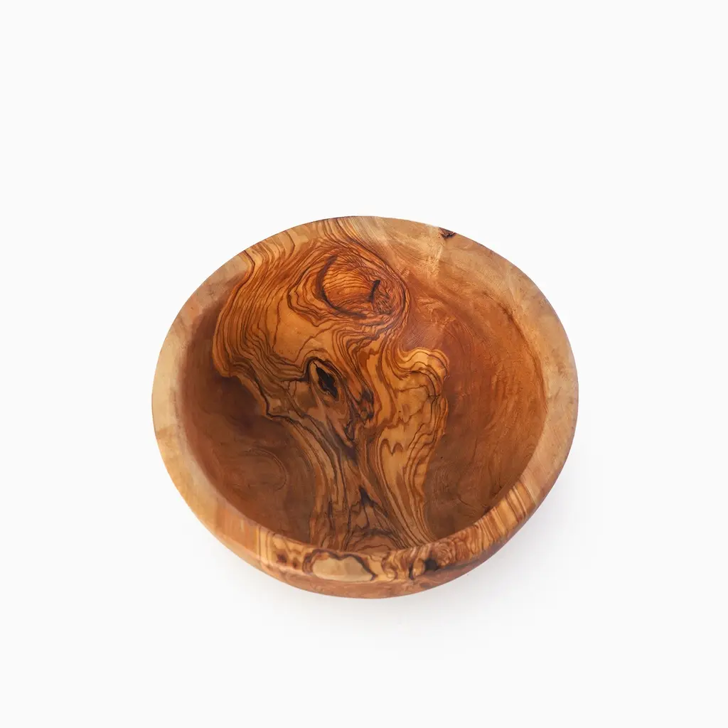 Saladier en bois d'olivier avec couverts.webp