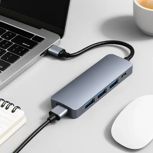Station d'accueil hub USB C/USB A 4 en 1