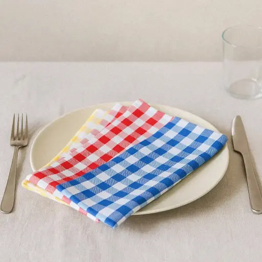 Lot de 3 serviettes de table 